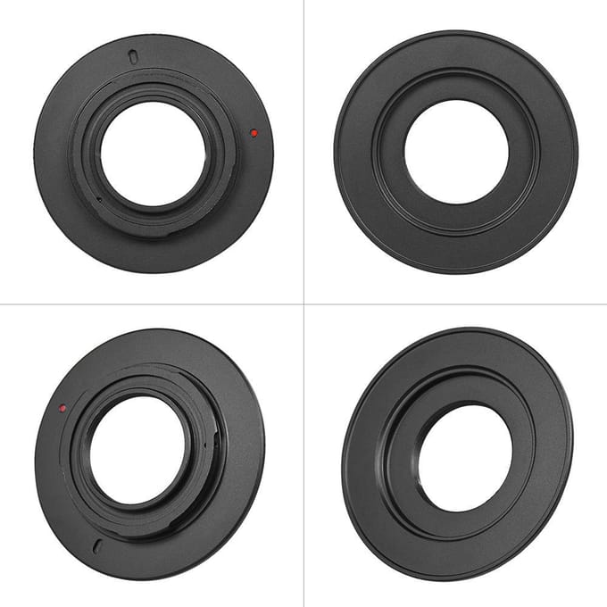 C-M43 C-Mount Lens Adapter Ring Mount Accessoire Vervanging Panasonic Leica Olympus M43 Camera gray