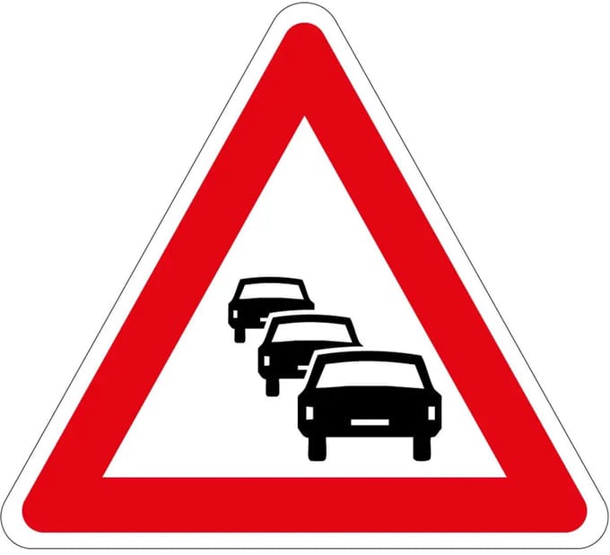 Pas op file sticker - J33 | 10 cm
