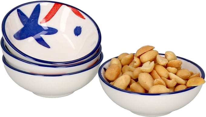 Set van 4 platte kommen 8cm Zeester Seaside - Ritzenhoff 270181