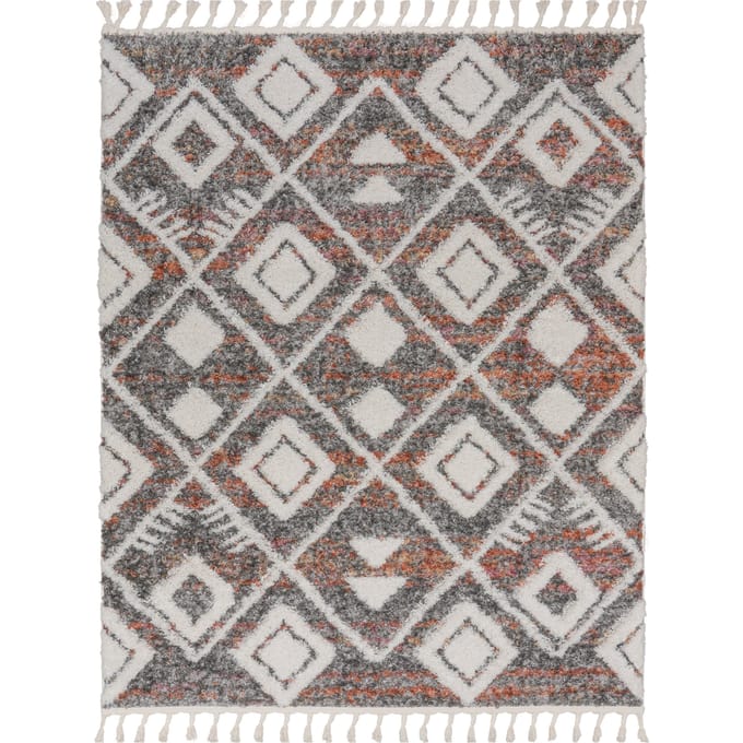 Hoogpolig tapijt Mendoza multicolor 140x200 cm