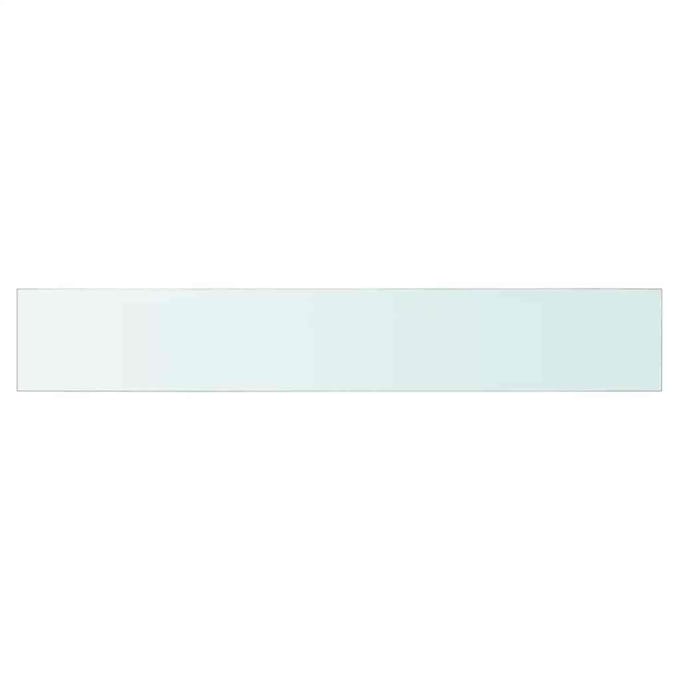 vidaXL - Schappen - 2 - st - 80x12 - cm - glas - transparant
