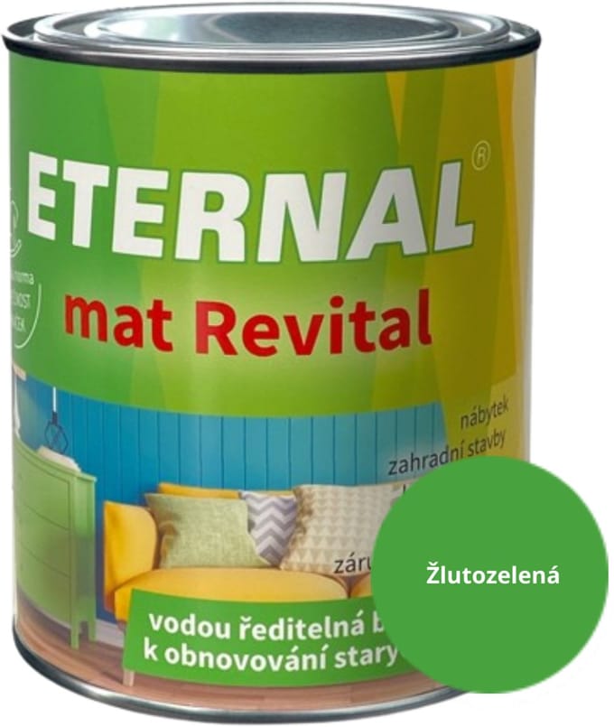 Eternal MAT Revital 0,7 kg, Geelgroen (RAL6018)