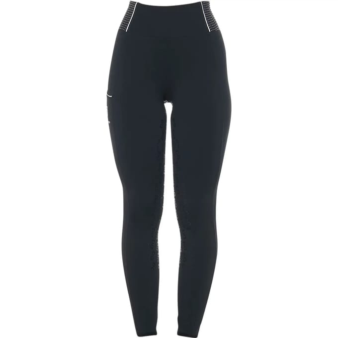 Dames slim fit full grip rijlegging Equestro