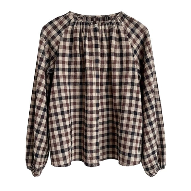 Aimee The Label Blouse lange mouw peerw6