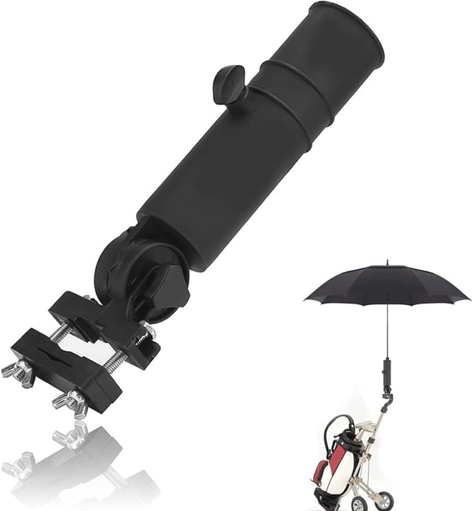 Verstelbare Golfparapluhouder - Universele Golftrolley Accessoire