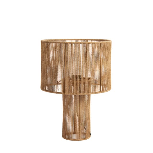 Light & Living Tafellamp Lavatera - Jute - Ø30cm - Botanisch