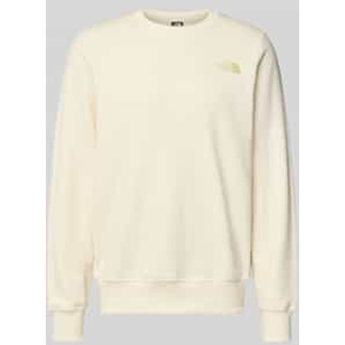 Sweatshirt met labelprint