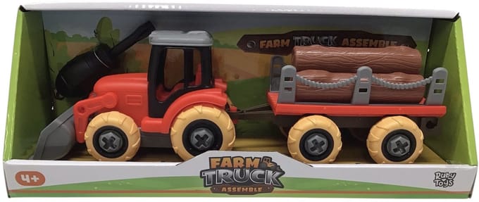 Farm Truck Tractor met Oplegger
