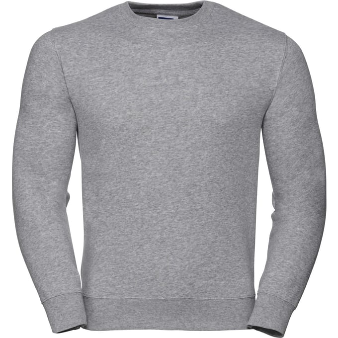 Russell Heren Authentieke Sweatshirt (Slimmer Cut) (Licht Oxford)