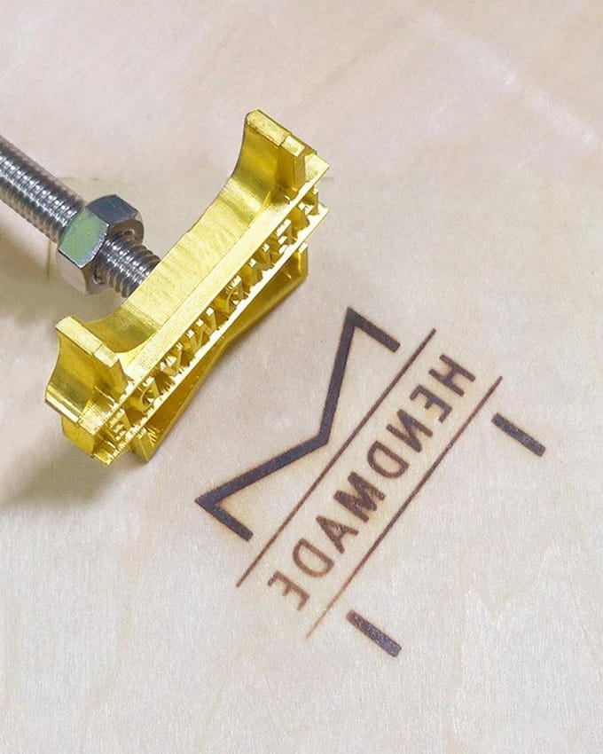 Branding Iron - Hitte Stempel - Ambachten Markeren - Eigen Logo Ontwerp - 2.54cm - Zilver