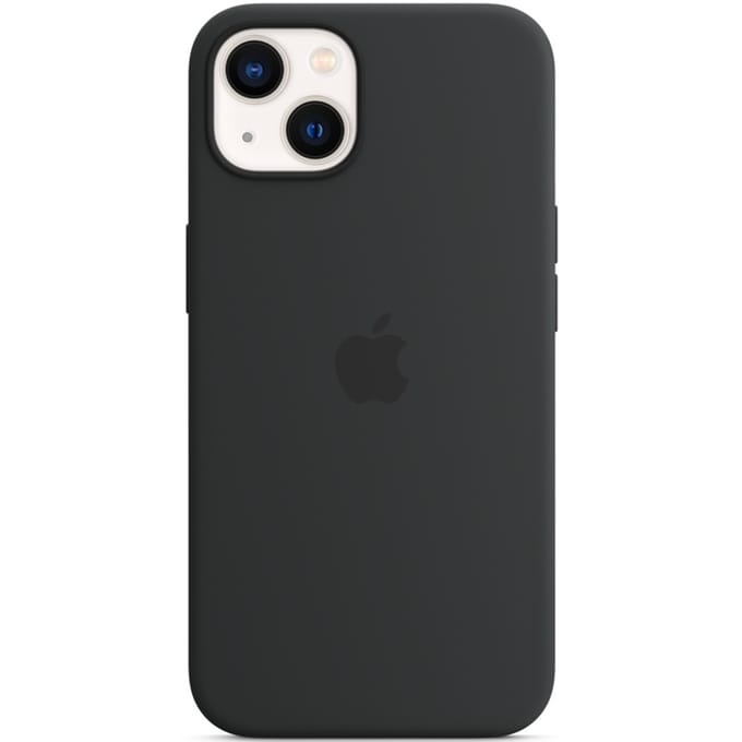 Silicone Backcover MagSafe voor de Apple iPhone 13 - Midnight