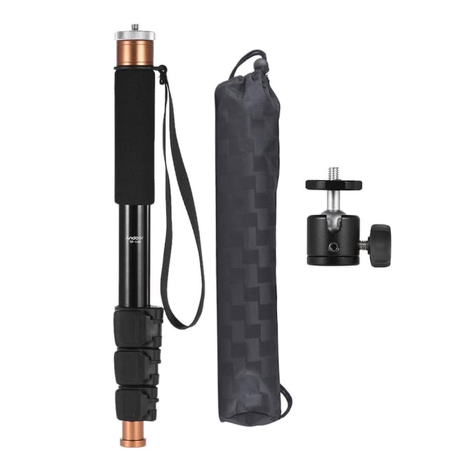 Andoer TP 148 94.6cm 37.2   Verstelbaar Lichtgewicht Monopod Unipod Microfoon Boompaal Max. Draagvermogen 5kg voor Camera &