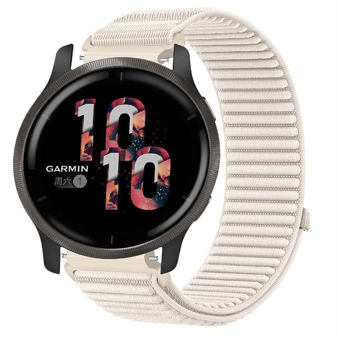 Dailygoods - Sportieve Nylon Vervangband voor Garmin Venu 2