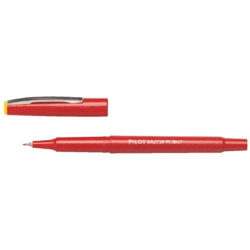 Fineliner PILOT Razor Point SW-10 PP rood 0.4mm