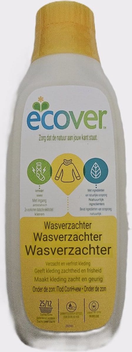Ecover wasverzachter 25/12 wasbeurten 750ml