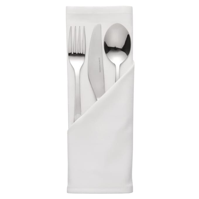 Mitre Essentials Ocassions servet wit 51x51cm (10 stuks)