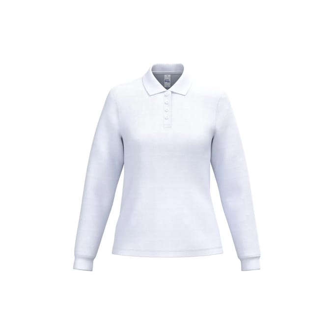 Damespolo met lange mouwen iDeal Basic Brand