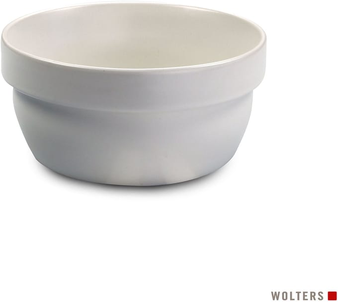 Keramische voerbak 0,4L – Extra schaal voor WOLTERS Gohan voerbak – Wit