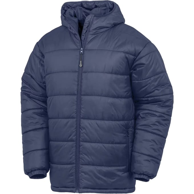 Result Recycled Hooded Padded Parka RT910 - Navy - XL