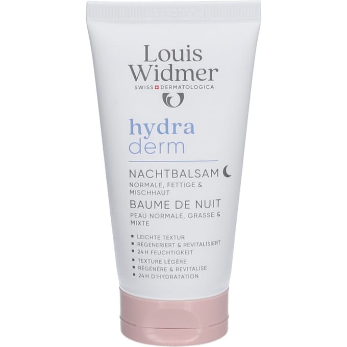 Louis Widmer Hydraderm - Nachtbalsem - Vette & Gemenge huid - 50 ml