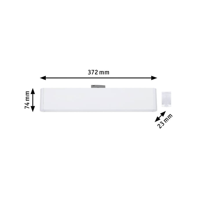 Paulmann URail LED-lichtbalk Ceris, 3000K, aluminium, dimbaar