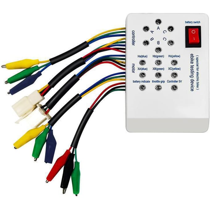 Dispositif de réparation électromobile multifonctionnel, détecteur de maintenance universel, salle de moteur sans balais multicolore