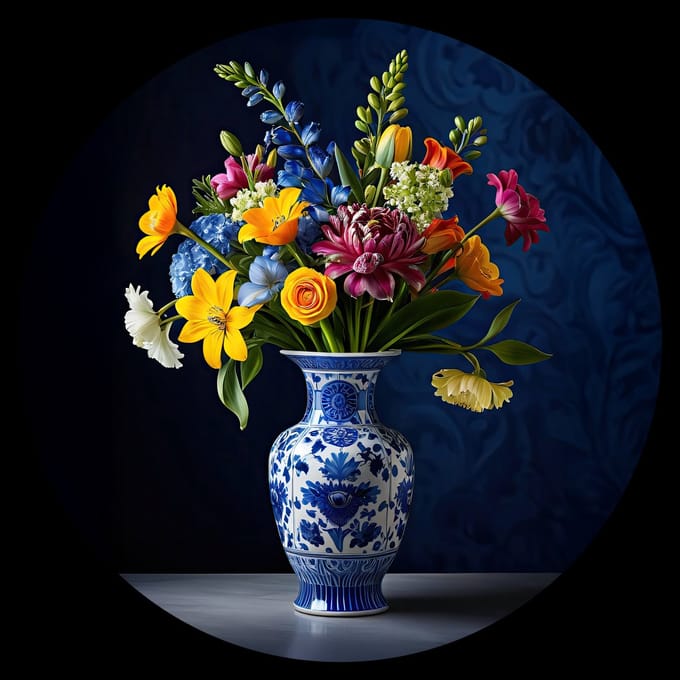 ROYAL BLUE: plexiglas 60x80cm