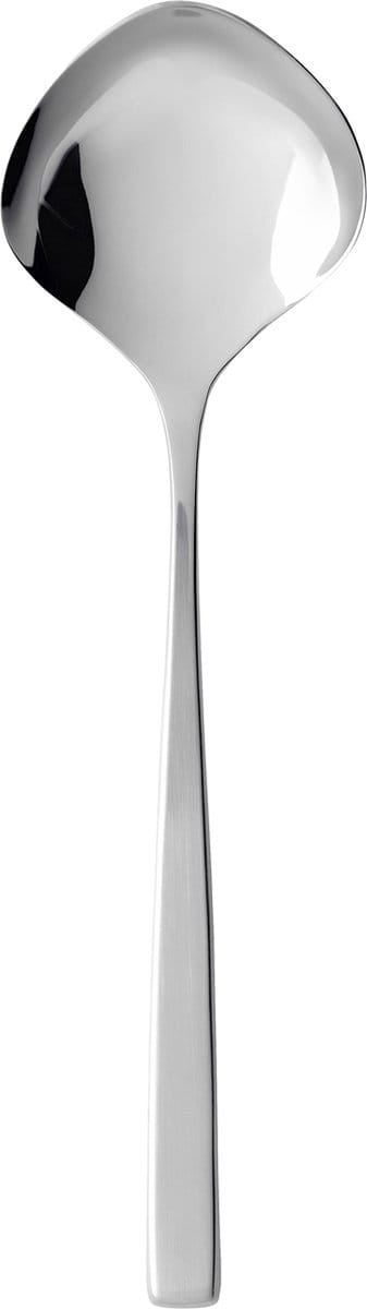 Gense Fuga Opscheplepel 22,5 cm Mat/glanzend staal