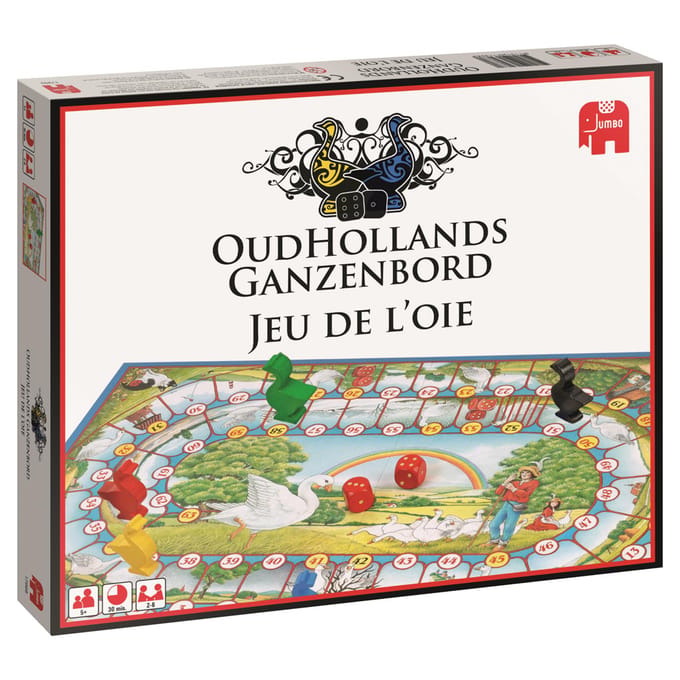 Jumbo - Ganzenbord Nederlands/Frans - Bordspel - vanaf 5 jaar - 2 tot 6 spelers