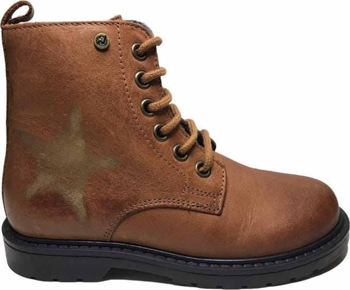 Naturino ster rits veterlaarzen 4766 bruin goud mt 29