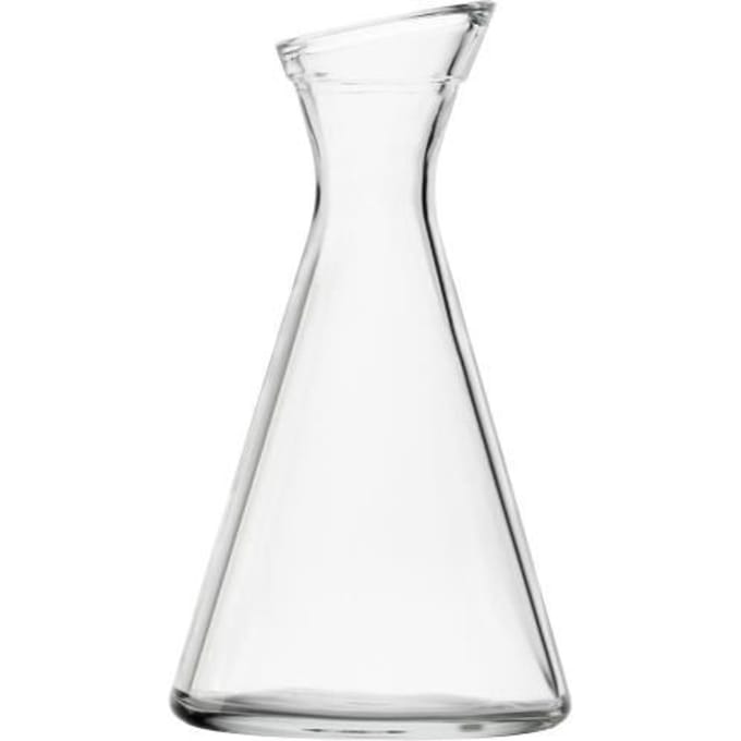 Elegante glazen karaf Pisa 0,3L voor water, wijn, limonade transparant