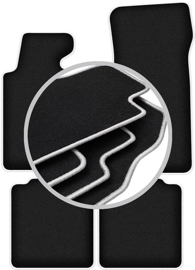 CARLUX-SILVER automatten voor: BMW 7 E32 LANG (1986-1994)