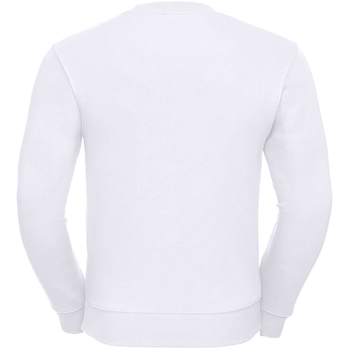 Russell Heren Authentieke Sweatshirt (Slimmer Cut) (Wit)