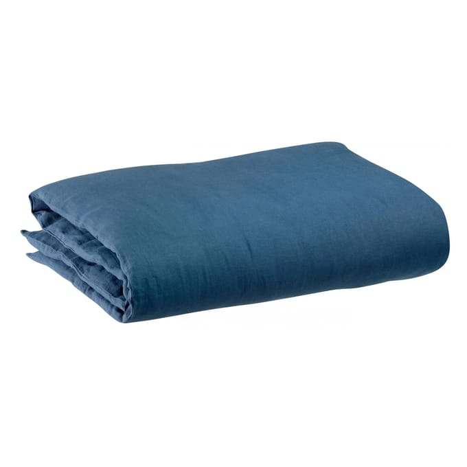 Dekbedovertrek stonewashed katoen Vivaraise Zeff