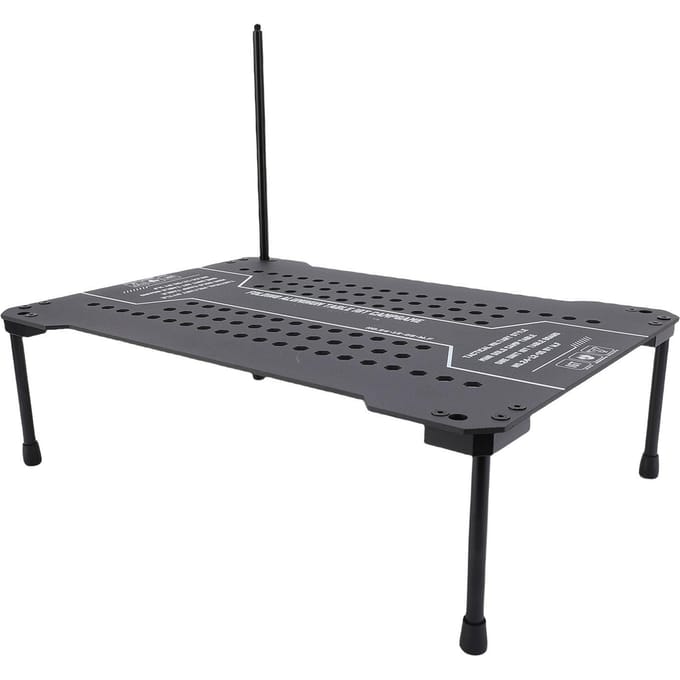 Kamperen IGT Tafel Opvouwbaar Multifunctioneel Draagbaar IGT Modulaire Tafel voor Buiten Barbecue gray