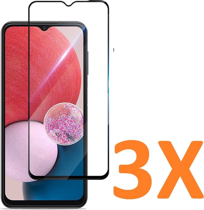 Volledige dekking Screenprotector Glas - Tempered Glass Screen Protector Geschikt voor: Samsung Galaxy A32 4G - 3x
