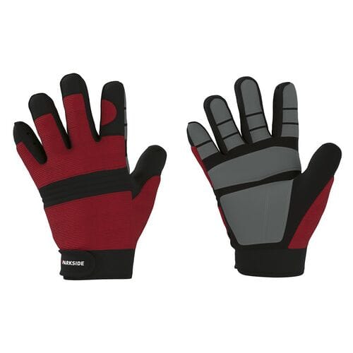 PARKSIDE Hybrid werkhandschoenen (Rood/zwart, 11)