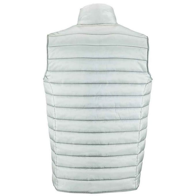 SOLS Heren Wave lichtgewicht bodywarmer (Metaalgrijs)