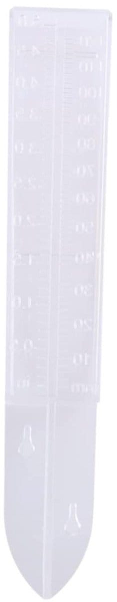 Regenmeter Plastic - Regenmeter Buiten - Tuinieren Meten - Gemakkelijk Afleesbaar - 245 cm - Transparant