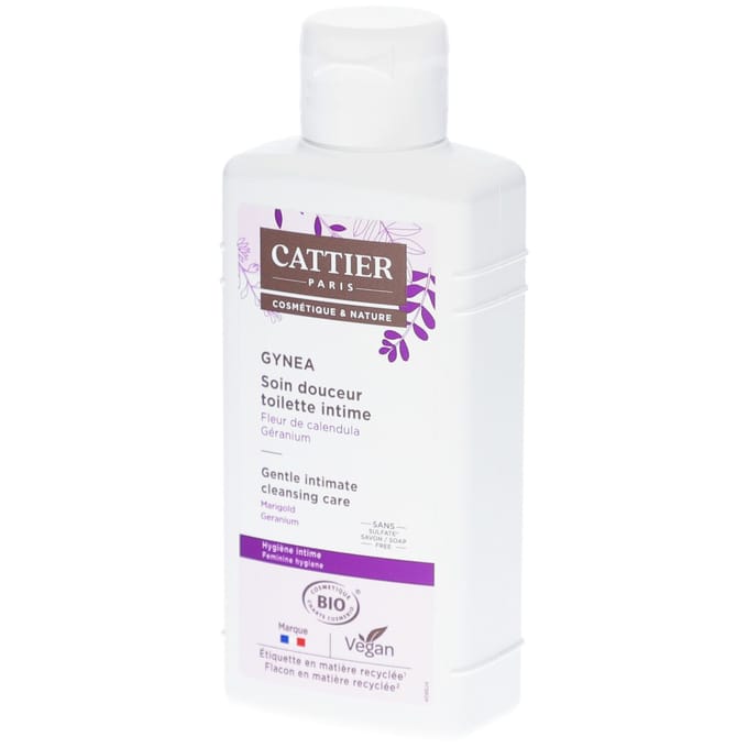 Cattier Gynea intieme hygiene cleansing care 200 Milliliter