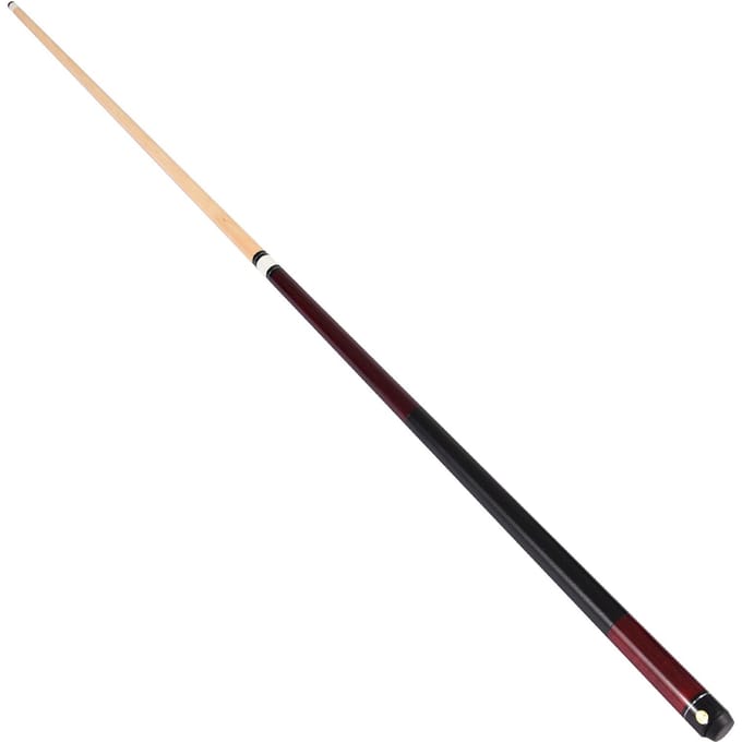 Pool Sticks voor volwassenen 1,50 m/59in High-End Poolkeu Esdoorn Dubbeldelig Biljartontwerp 13MM Groot rood