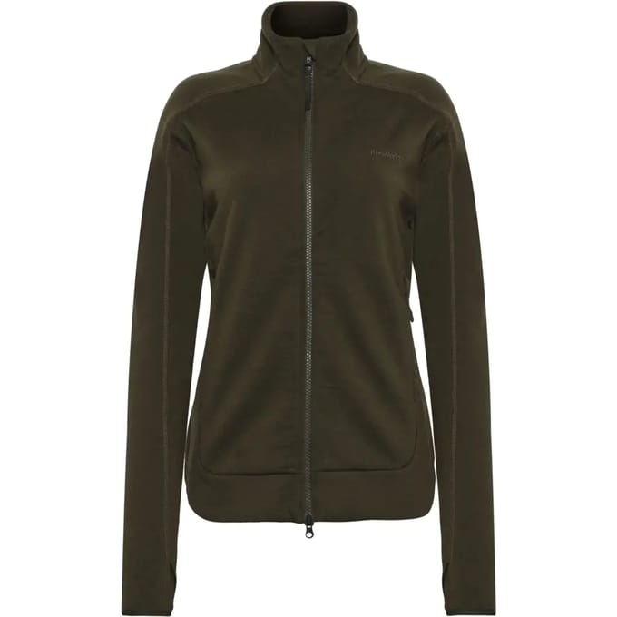 Damesfleece met rits KnowledgeCotton Apparel Dynamic