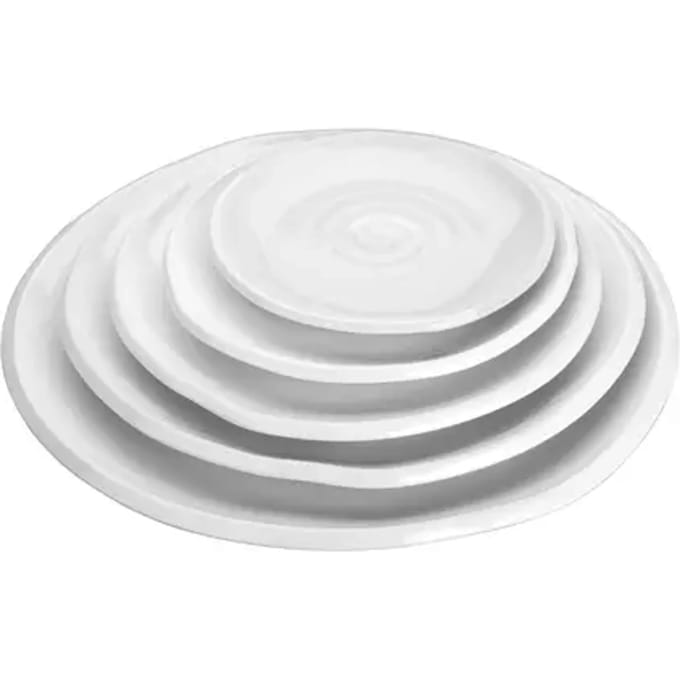 Rond golvend melamine bord Lacor