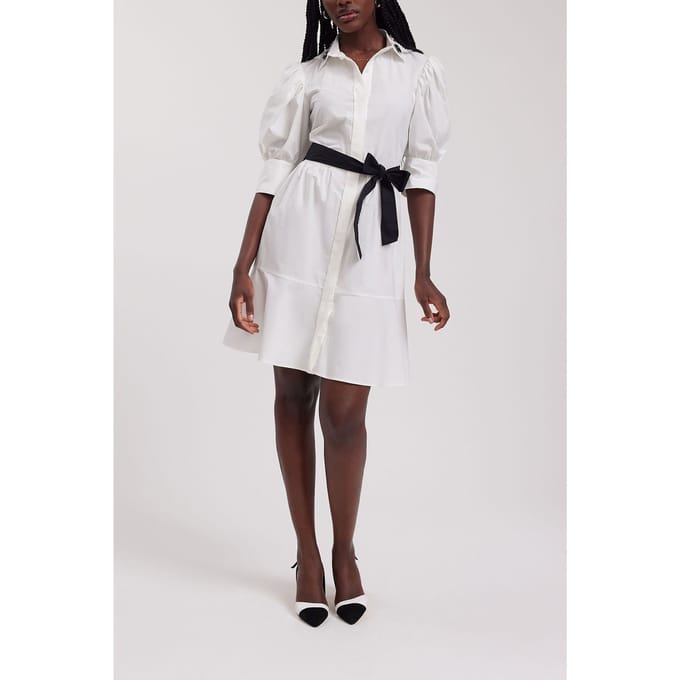 Anne Fontaine Roxane White Größe: 44 | Blusenkleider Outlet | Damen | Weiß
