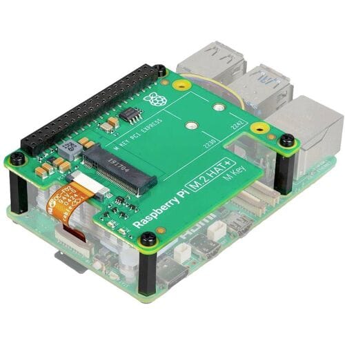 Raspberry Pi® M.2 HAT+ Raspberry Pi uitbreidingsprintplaat Geschikt voor model: Raspberry Pi® 5 B