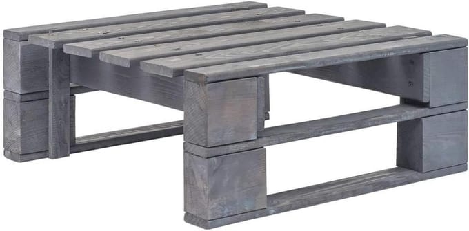 Houten Tuinpouf met Pallet Design - Weerbestendig en Ondersteunend
