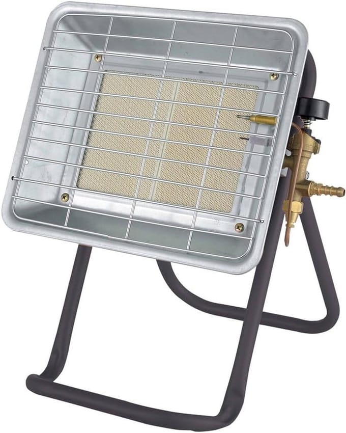 Warmtestraler Paneel - Infrarood Verwarming - Bijverwarming Ruimte - Metaal Constructie - 4 kg Gewicht