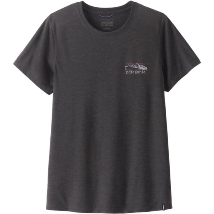 Patagonia Cap Cool Trail - Stratapeaks T-Shirt zwart