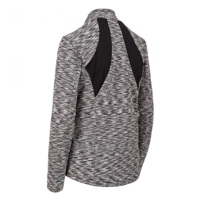 Trespass - Dames Indira Lange Mouwen Full Zip Sporttop (Grijs)