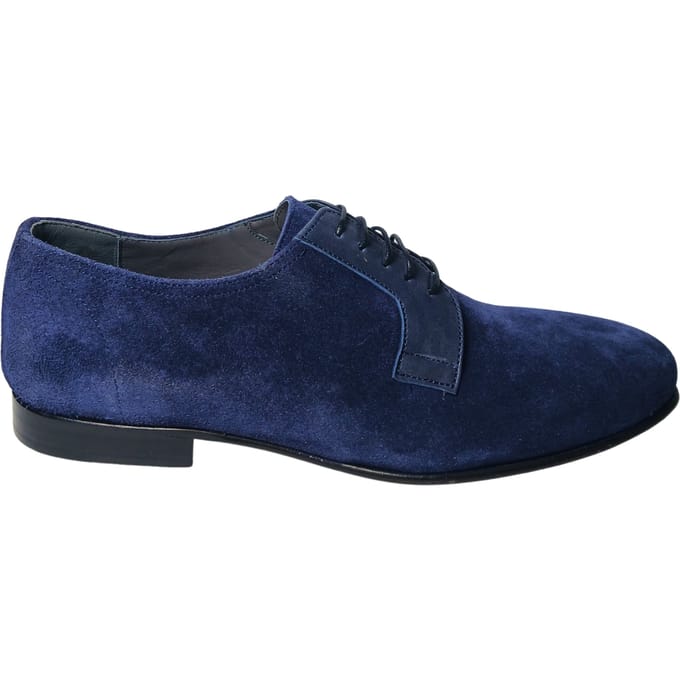 sb10152C0euc0750 Pollini Men Suede Blue